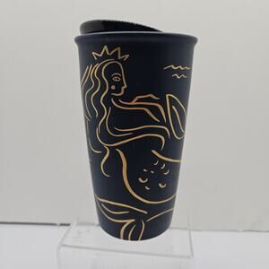 Starbucks Coffee 2017 Anniversary Collection Siren 12 oz Ceramic Tumbler w/Lid
